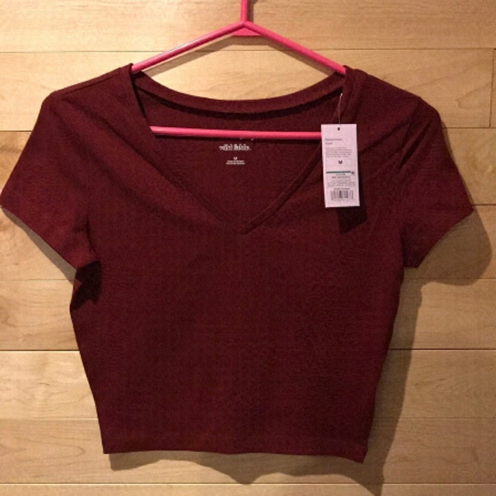 4/$25 𝅺Nwt Baby Tee Crop Top